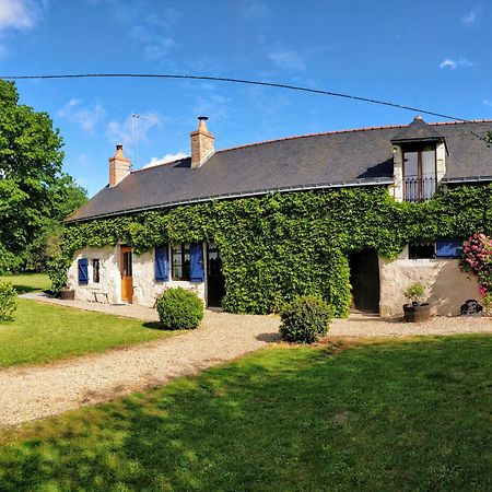 Traditional Longere Farmhouse At La Fortinerie Mouliherne Exterior foto