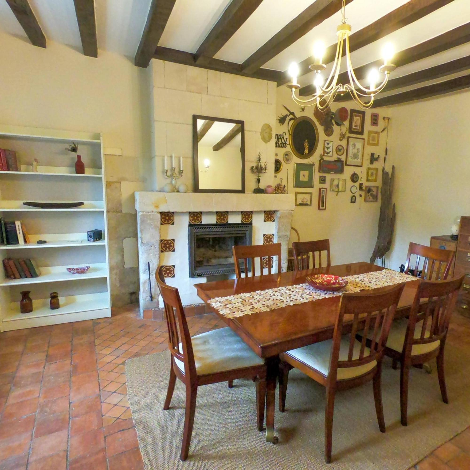 Traditional Longere Farmhouse At La Fortinerie Mouliherne Exterior foto